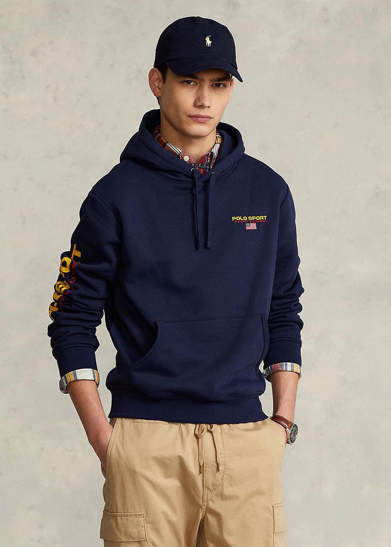 ポロ ラルフ ローレン パーカー メンズ ネイビー Polo Sport フリース HXGWZ5891